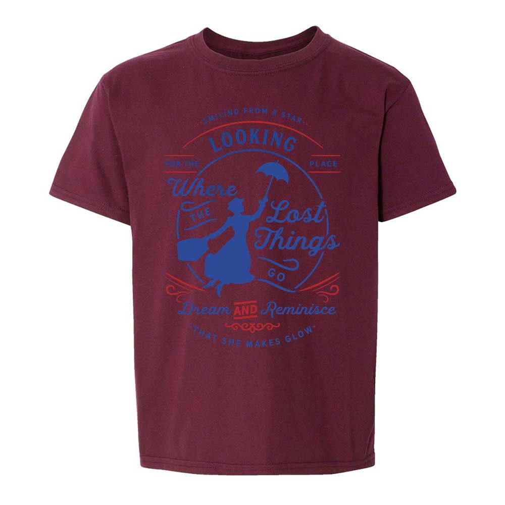 Kids T-Shirt - PMQYNLYJ - Maroon - 19