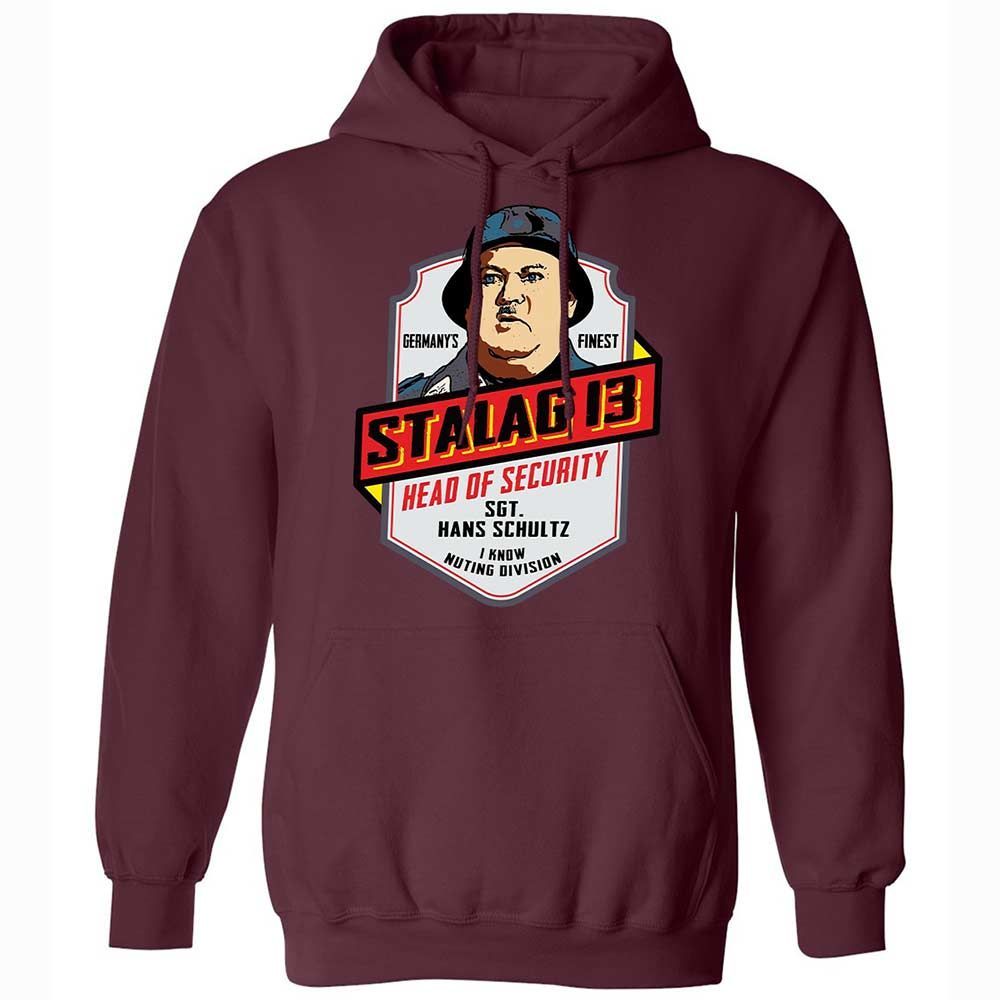 Classic Unisex Hoodie - LALC842E - Maroon - 19