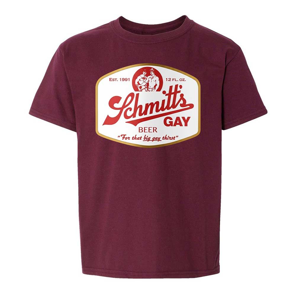 Schmitt's Gay Beer - Maroon - 19