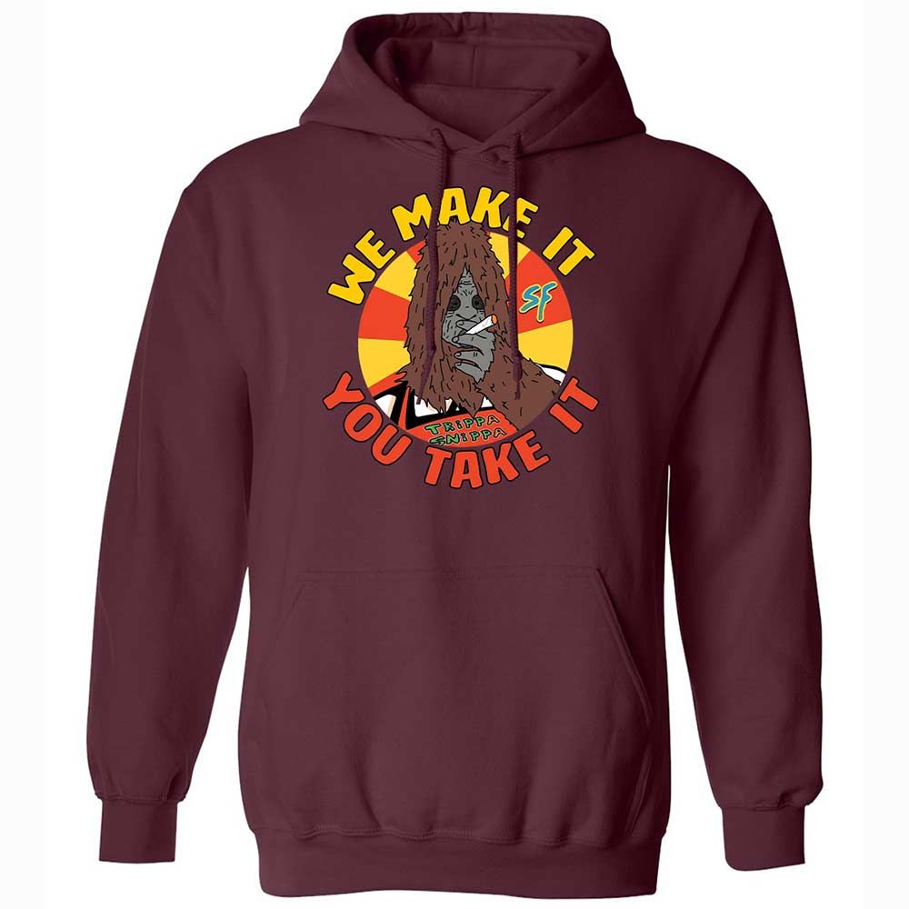 Classic Unisex Hoodie - 999AWYQ8 - Maroon - 19