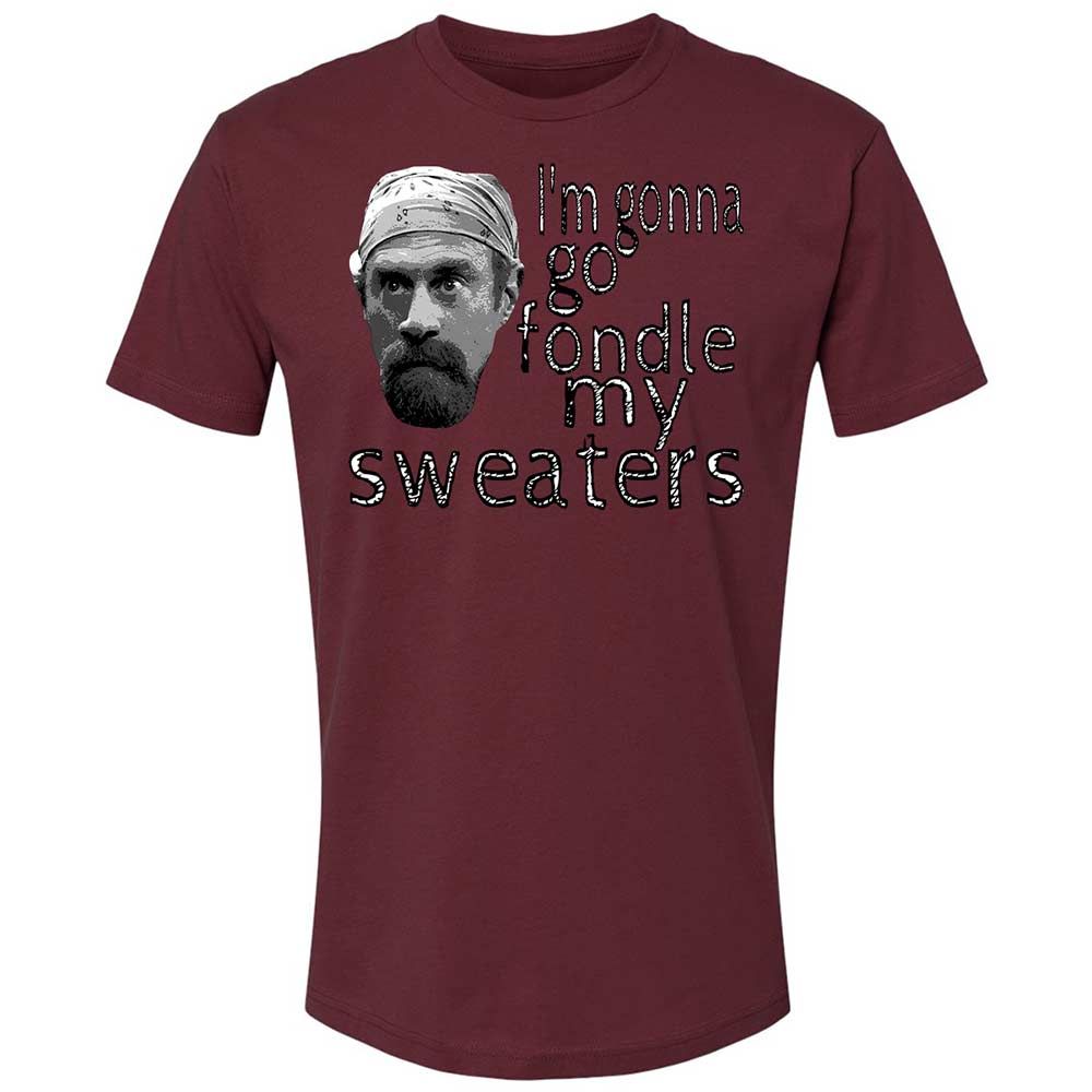 Fondle my sweaters - Maroon - 19