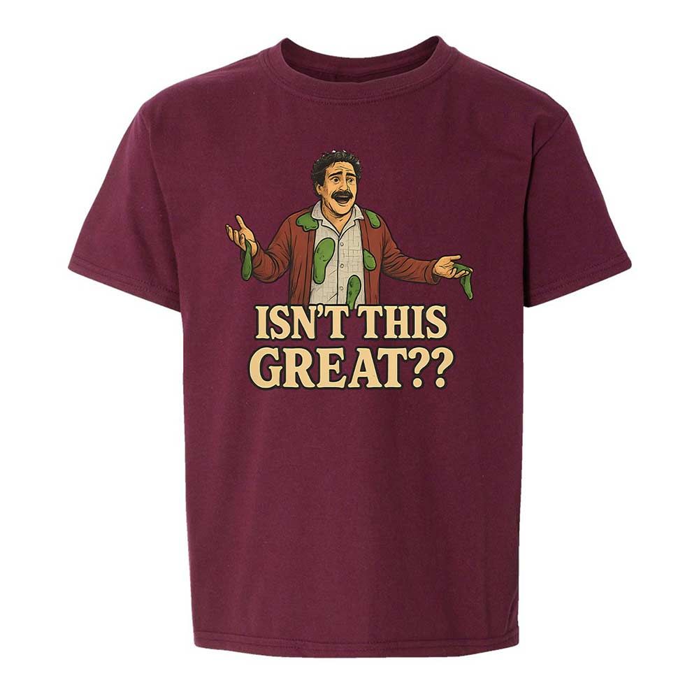 Kids T-Shirt - HUB7W3G5 - Maroon - 19