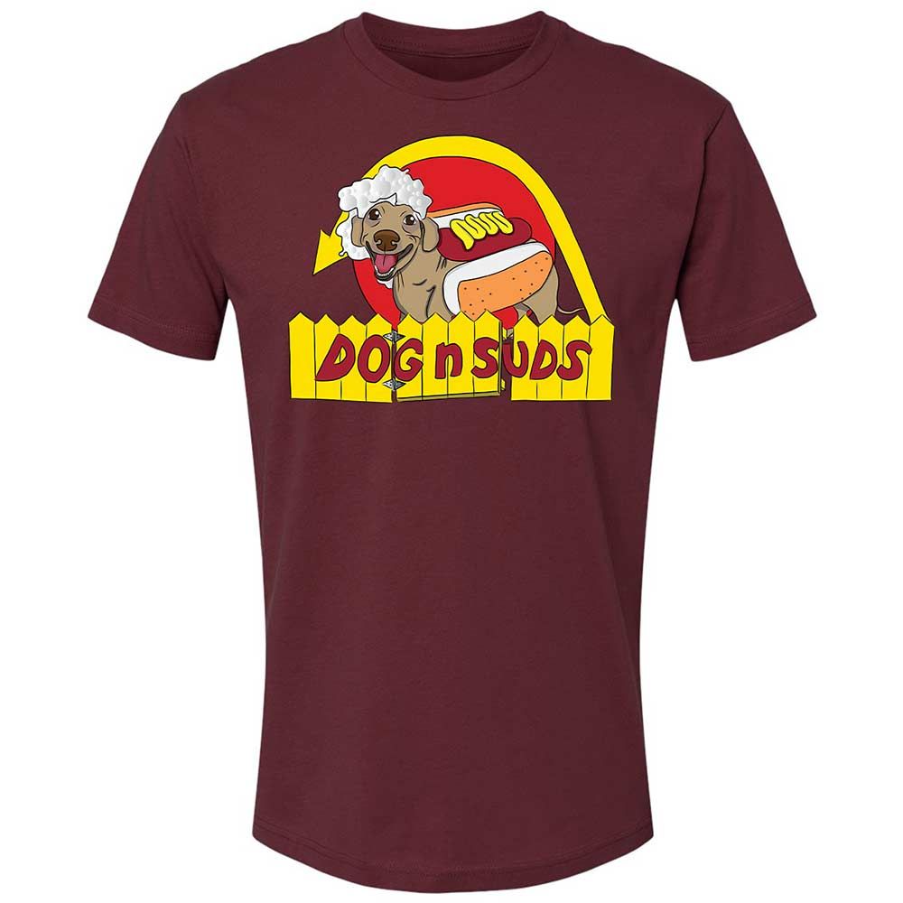Dog n Suds Dachshund - Maroon - 19