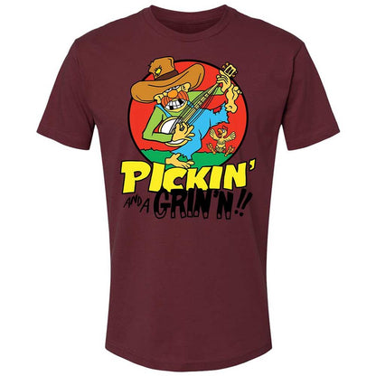 Pickin' and a Grinnin - Maroon - 19