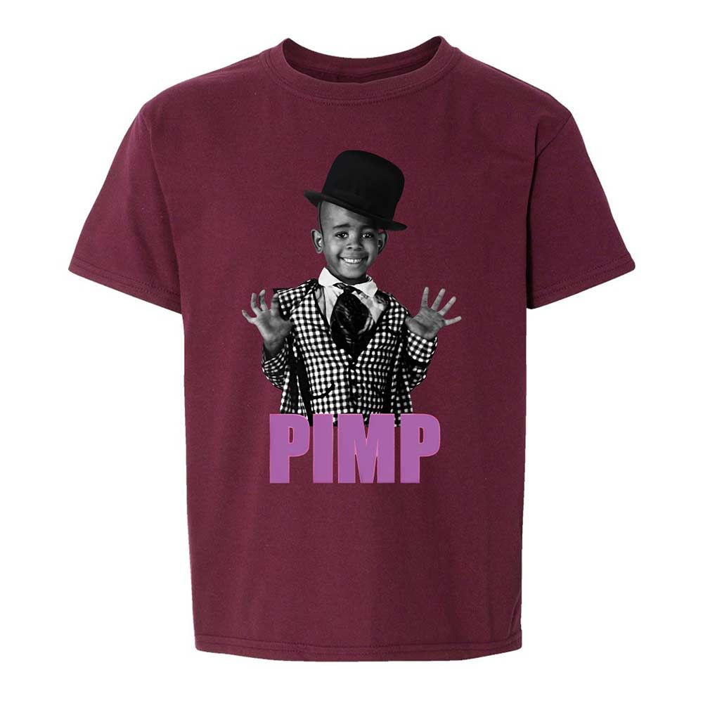 Kids T-Shirt - 47AT3CJ4 - Maroon - 19