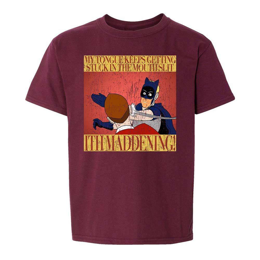 Kids T-Shirt - TRPSVECQ - Maroon - 19