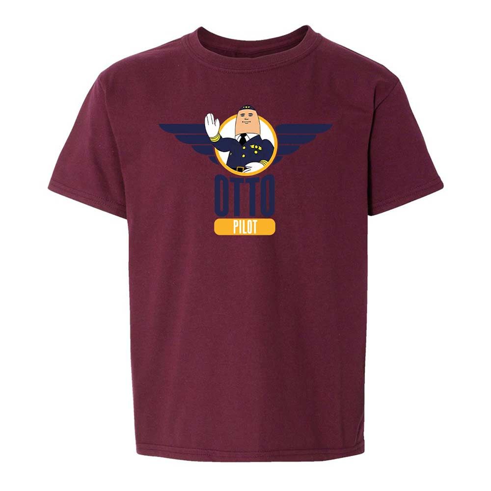 Kids T-Shirt - D6BD1L8K - Maroon - 19