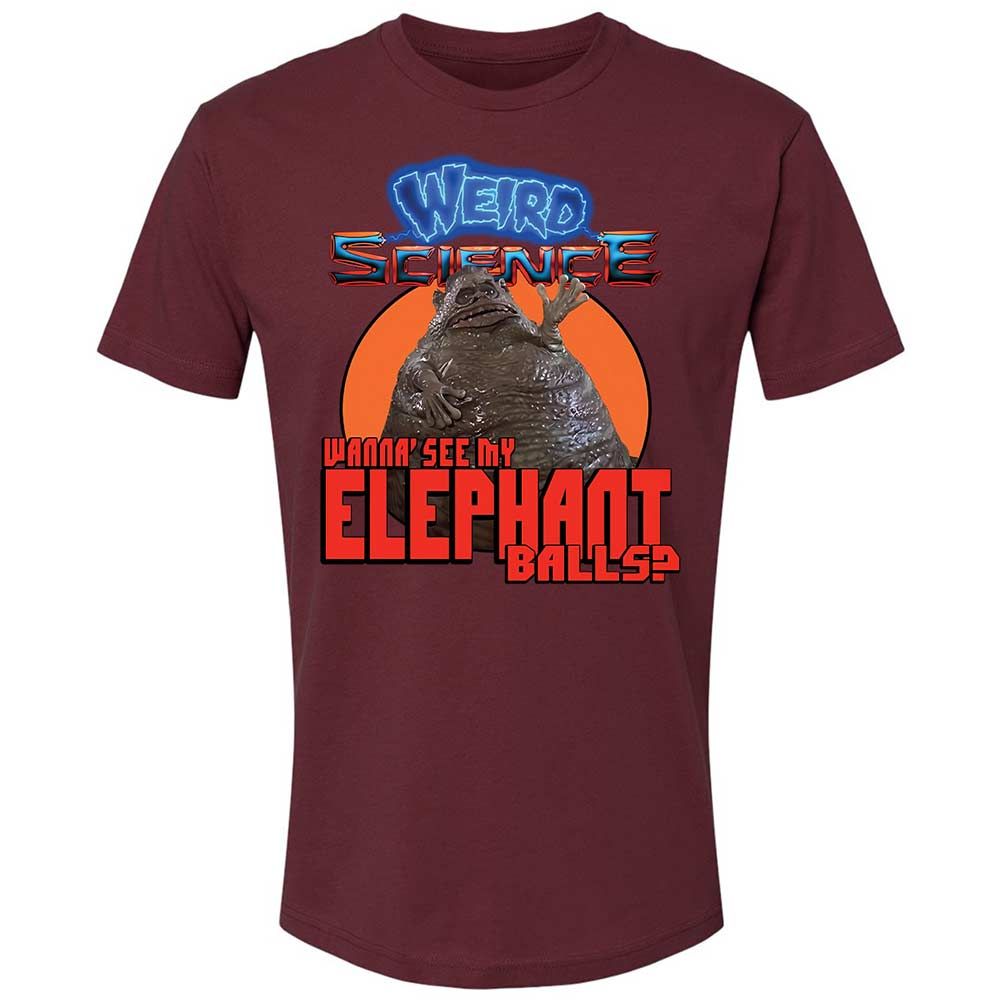 Wanna See my Balls - Maroon - 19