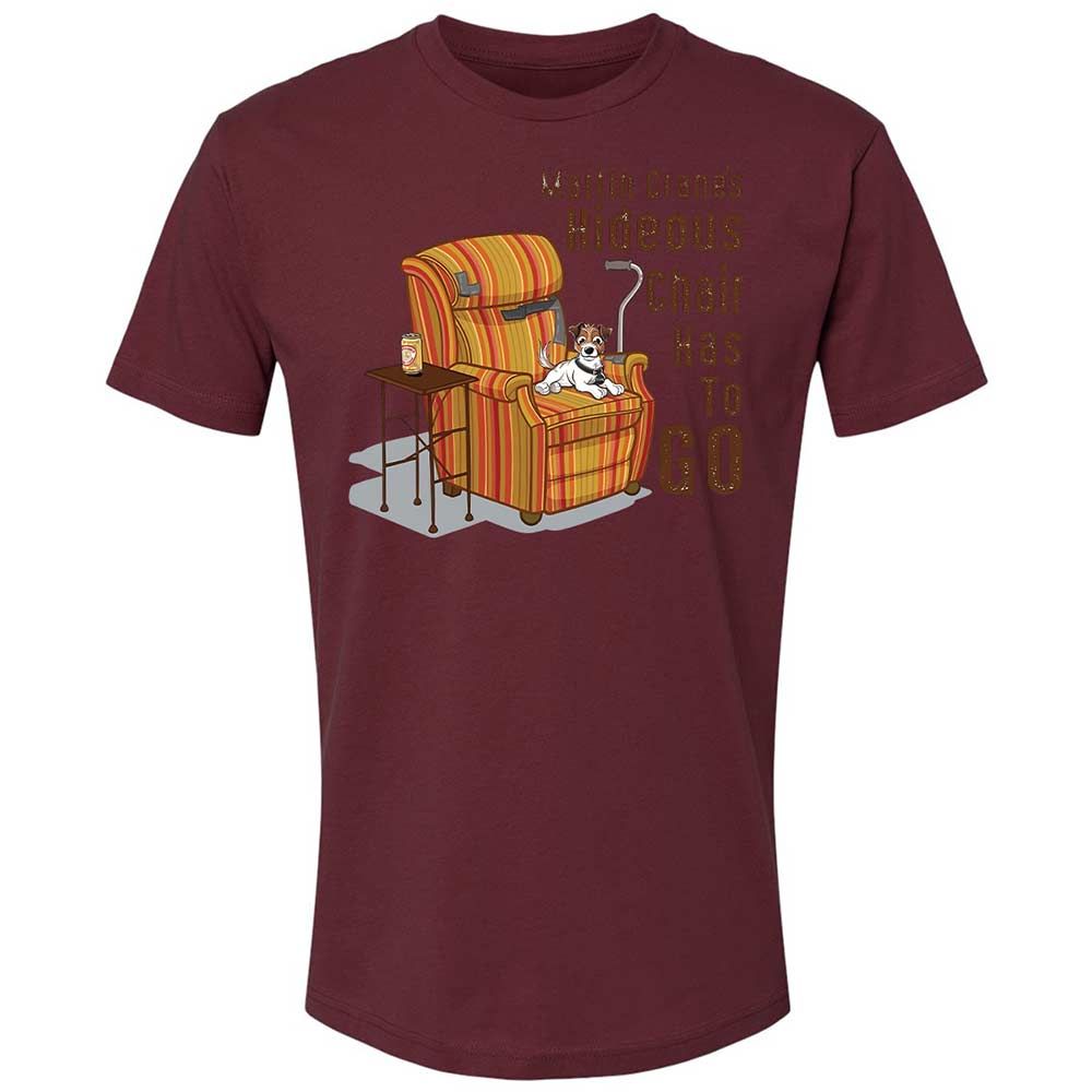 Martin Crane's Hideous Chair - Maroon - 19