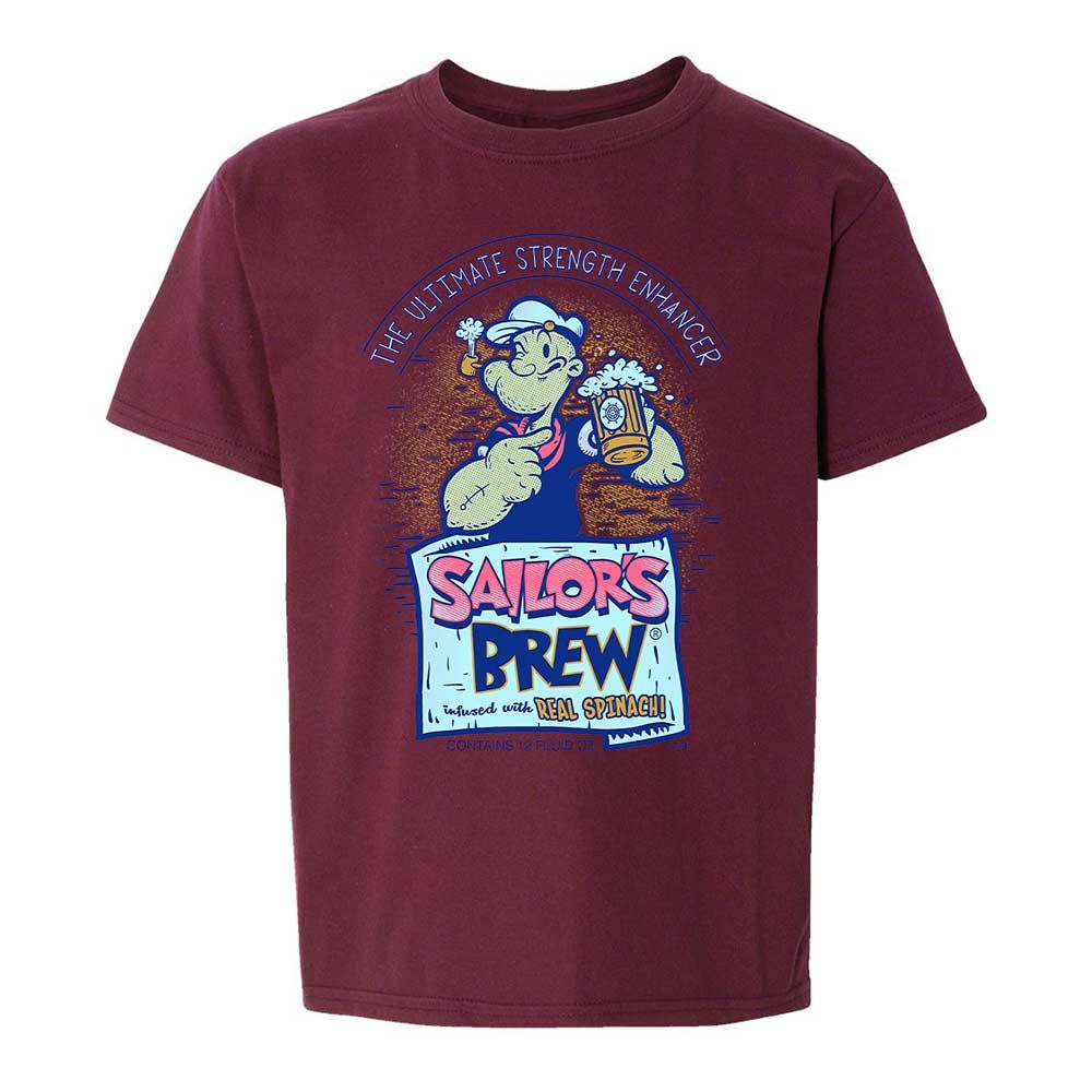 Kids T-Shirt - XQKTSCA9 - Maroon - 19