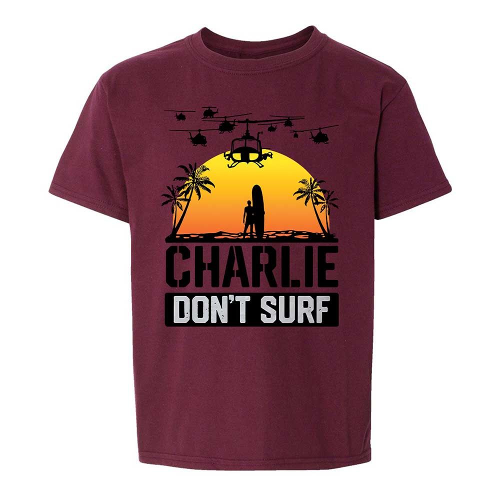 Kids T-Shirt - E542GENW - Maroon - 19