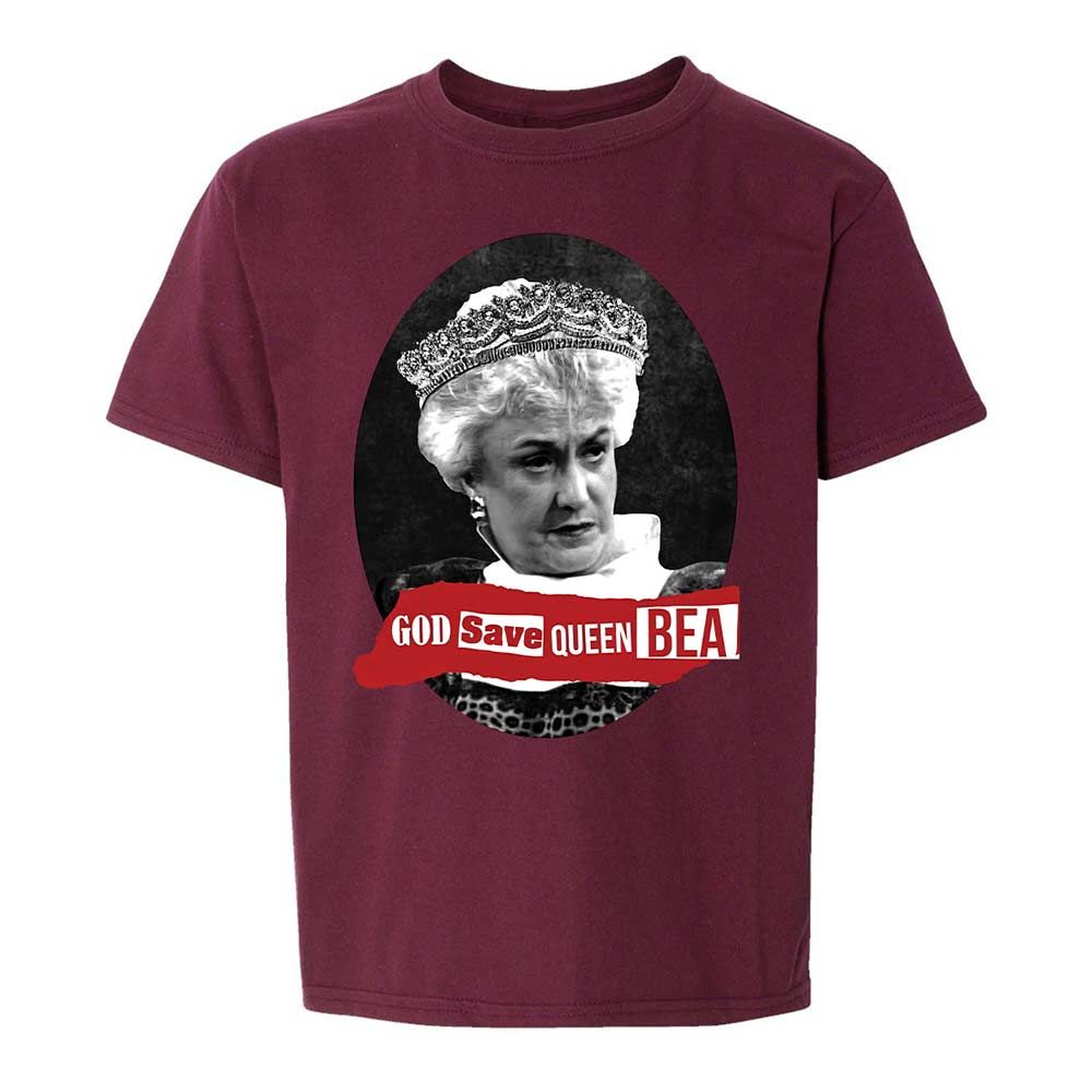 God Save Queen Bea - Maroon - 19