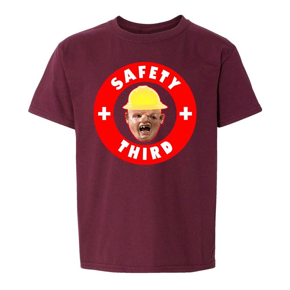 Safety Third - Maroon - 19