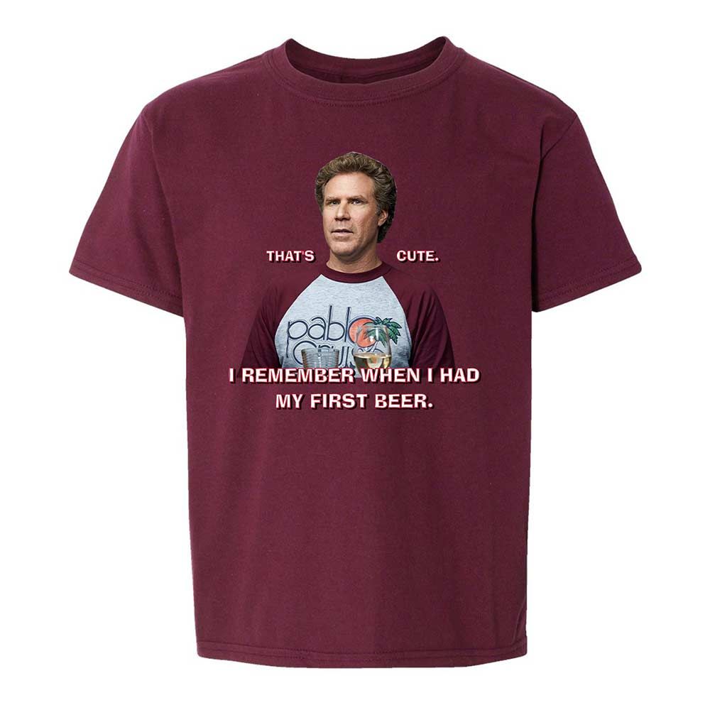 Kids T-Shirt - 8XM6VUKL - Maroon - 19
