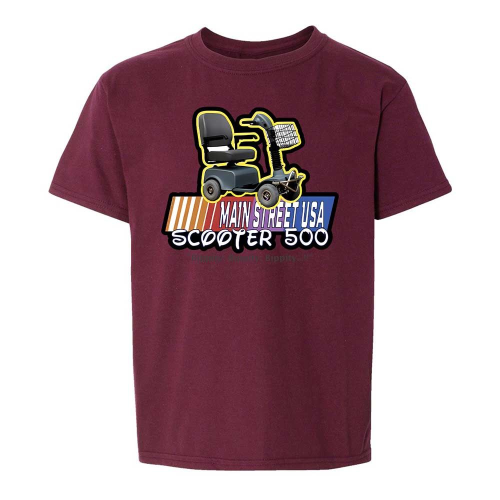 Kids T-Shirt - 91PRNNDM - Maroon - 19
