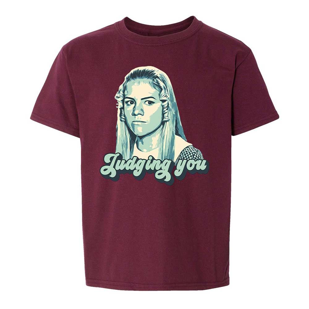 Kids T-Shirt - BLGDNHD1 - Maroon - 19