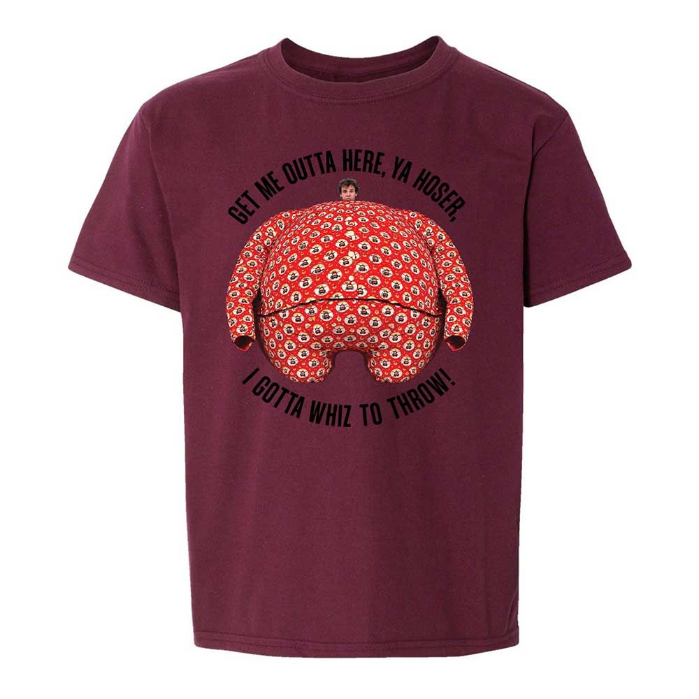 Kids T-Shirt - XFD7LHRX - Maroon - 19