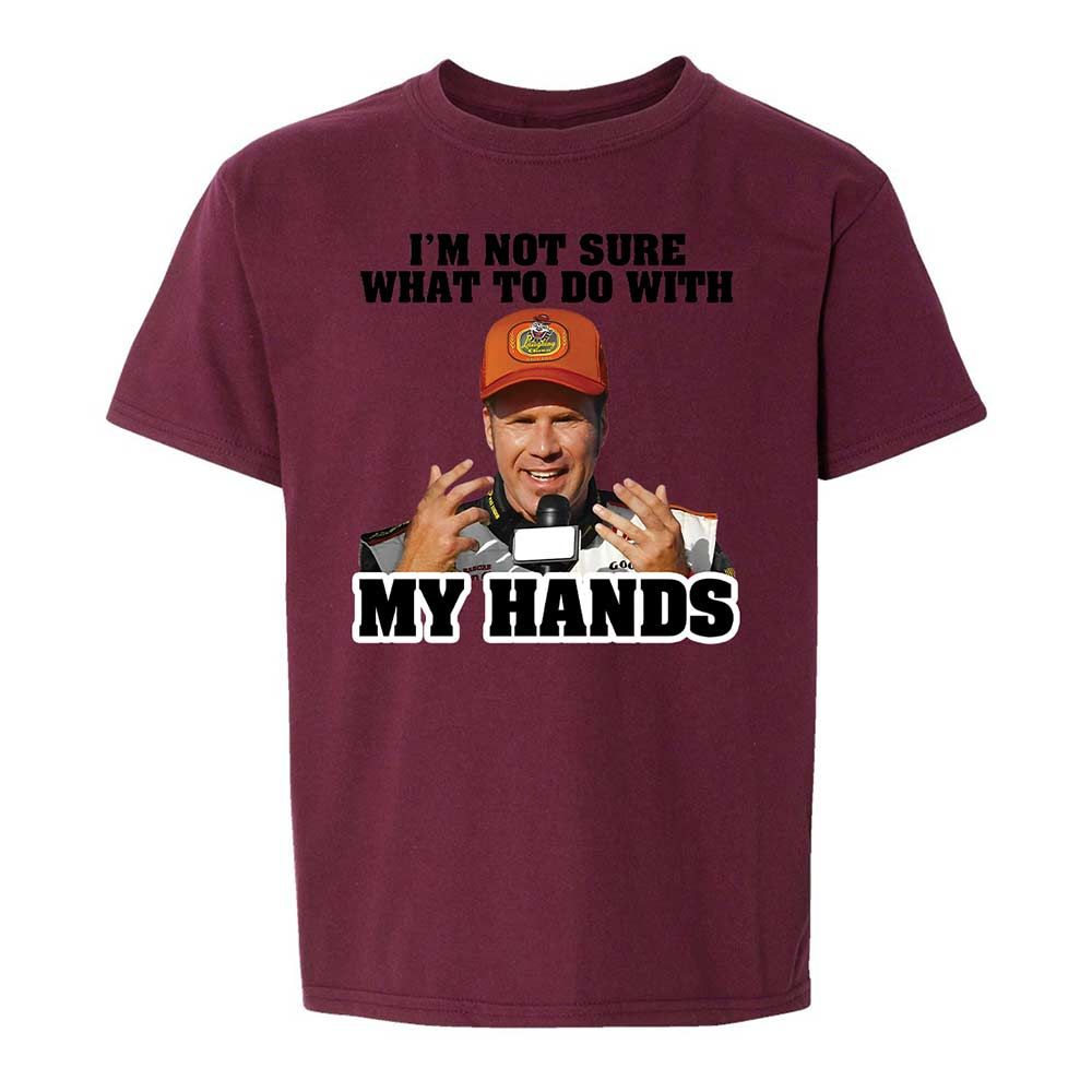 I'm Not Sure What To Do With My Hands - Maroon - 19
