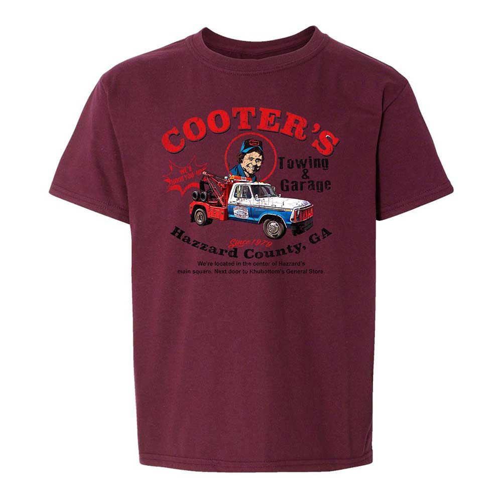 Kids T-Shirt - CE2CHZLZ - Maroon - 19