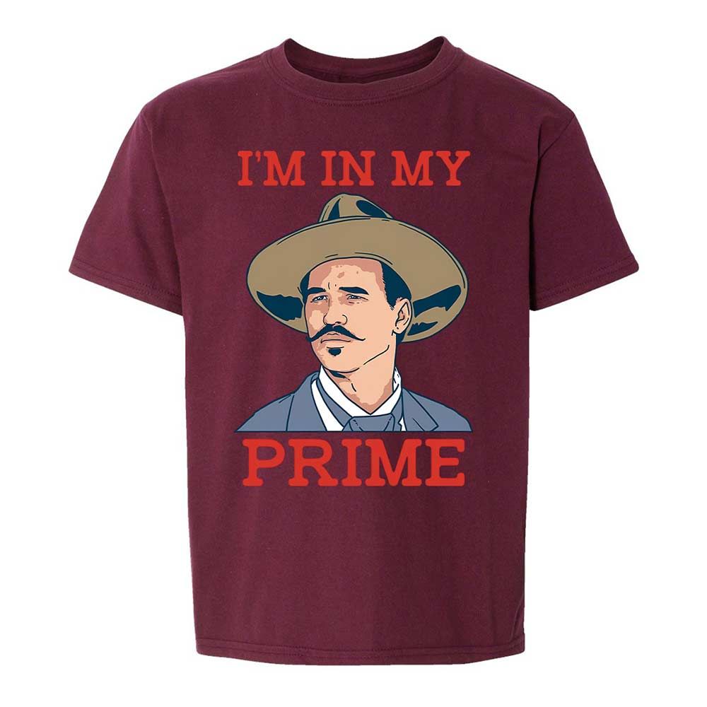 Kids T-Shirt - 4D5LZJ8C - Maroon - 19