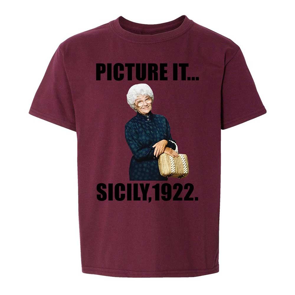 Kids T-Shirt - VTUMM8SK - Maroon - 19