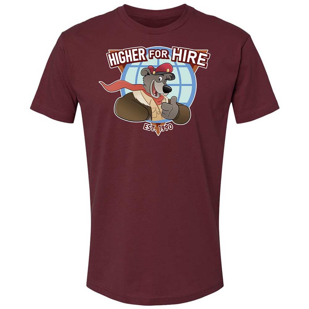 Higher for Hire - Maroon - 19