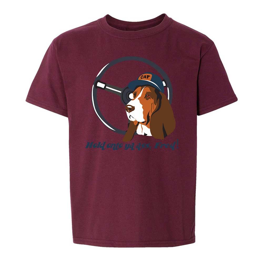 Kids T-Shirt - LZ49TF31 - Maroon - 19