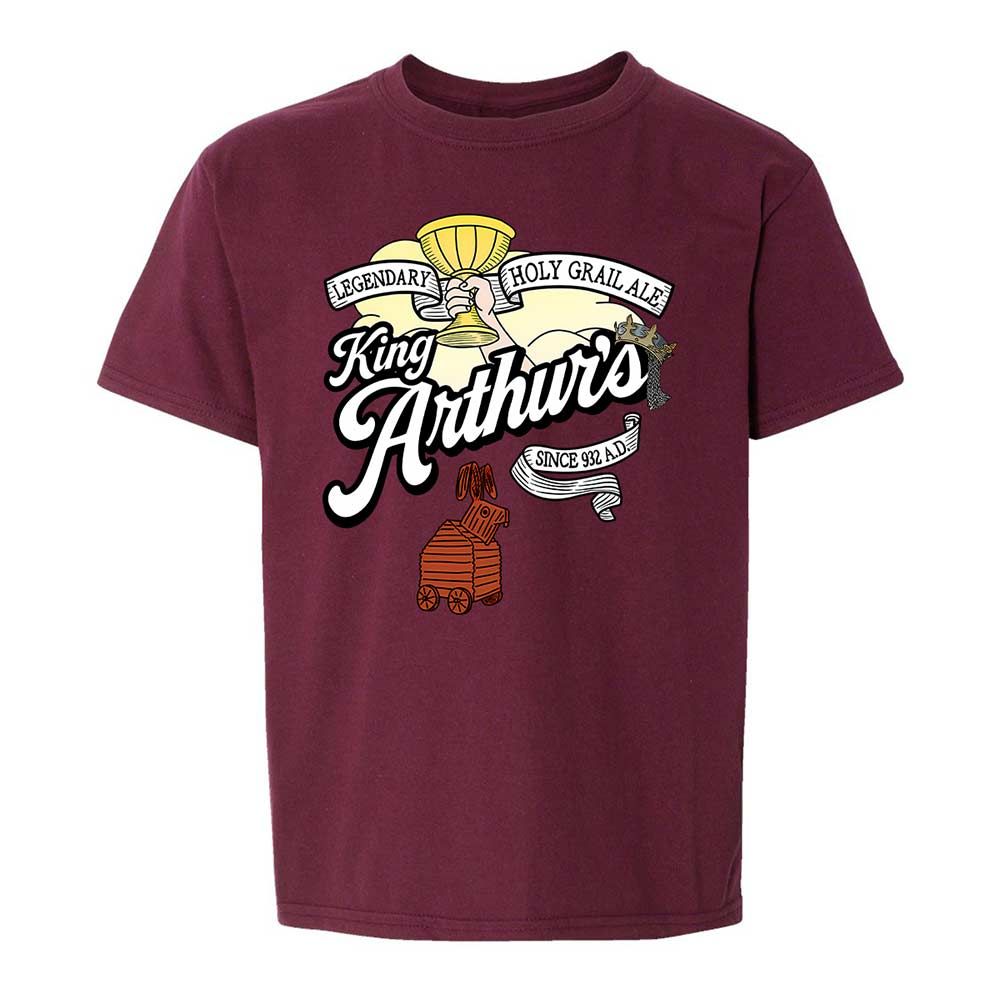 Kids T-Shirt - USHD2T66 - Maroon - 19