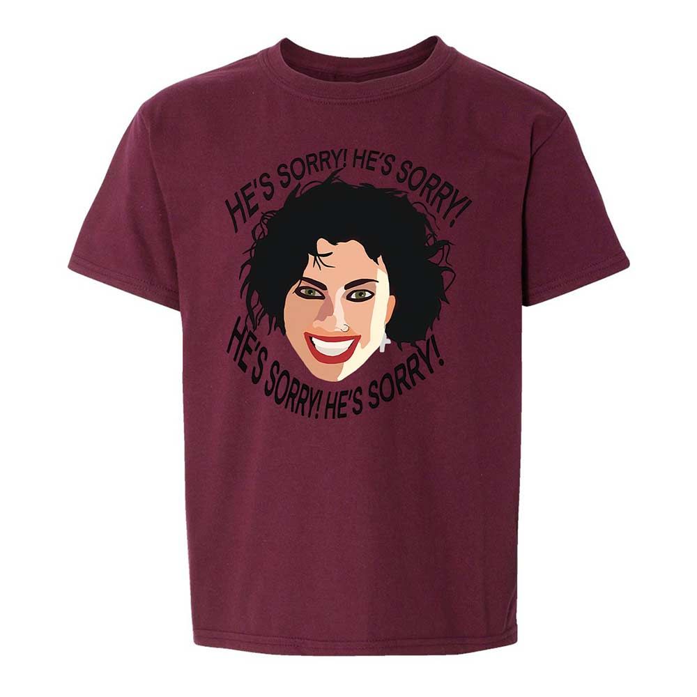 Kids T-Shirt - PUTWQZNU - Maroon - 19