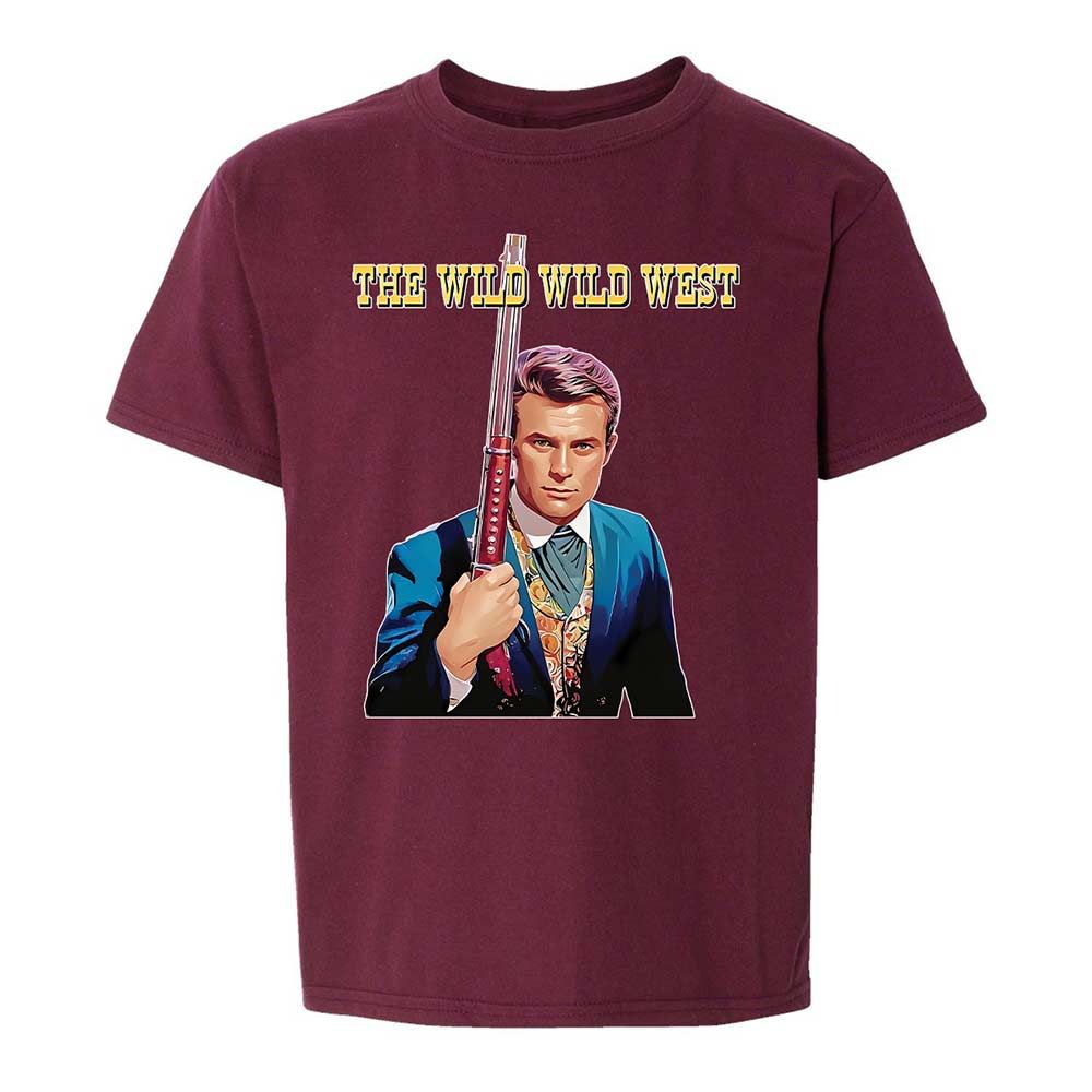 Kids T-Shirt - 5LYCDKJF - Maroon - 19
