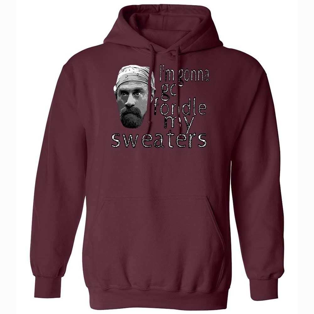 Fondle my sweaters - Maroon - 19
