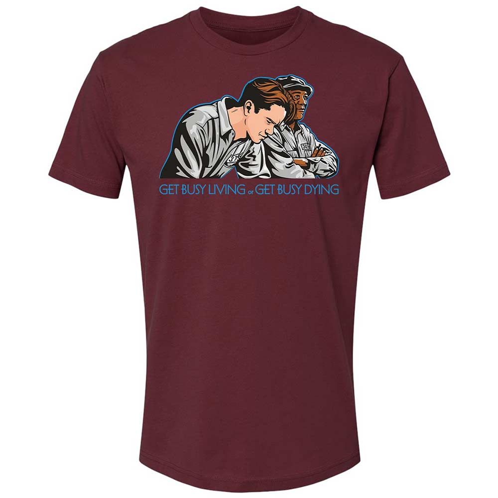 Get Busy Living - Maroon - 19