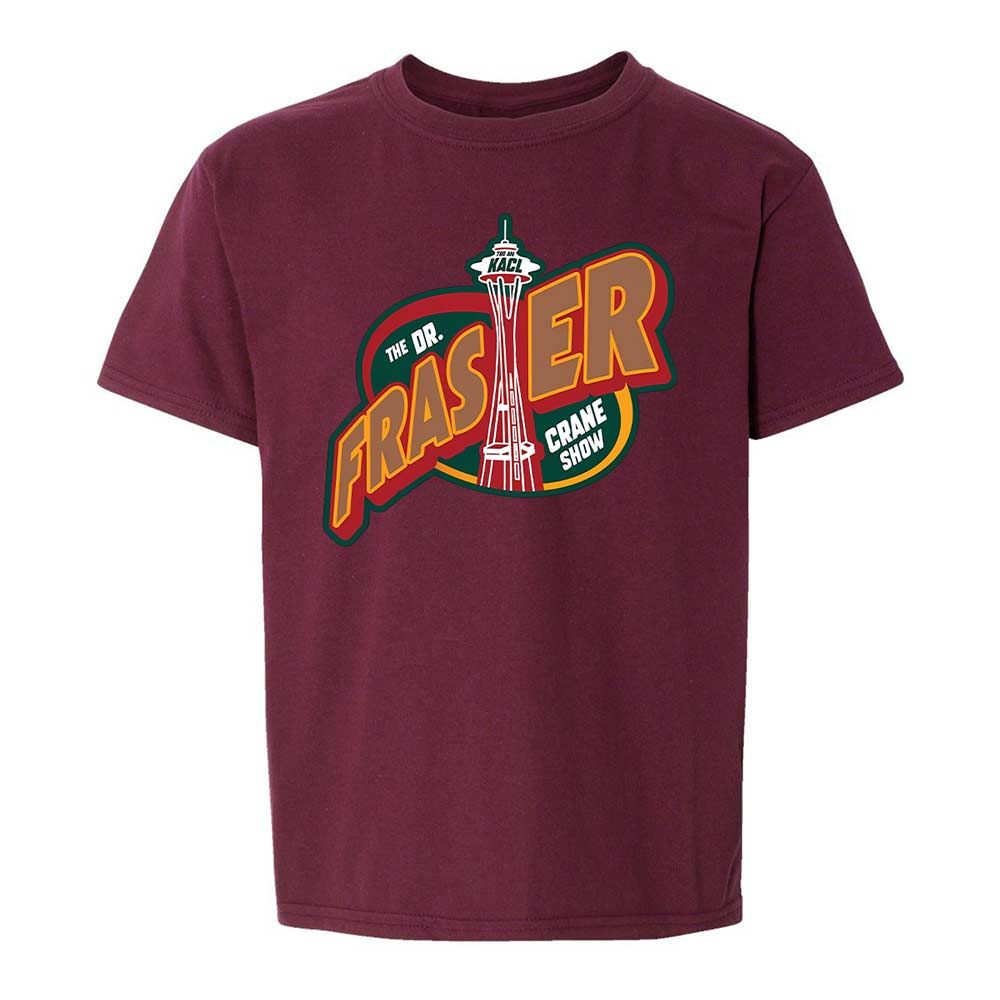 Kids T-Shirt - K4MUHN1P - Maroon - 19