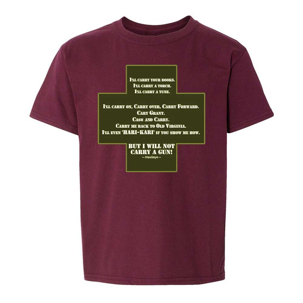 I Will Not Carry a Gun - Maroon - 19