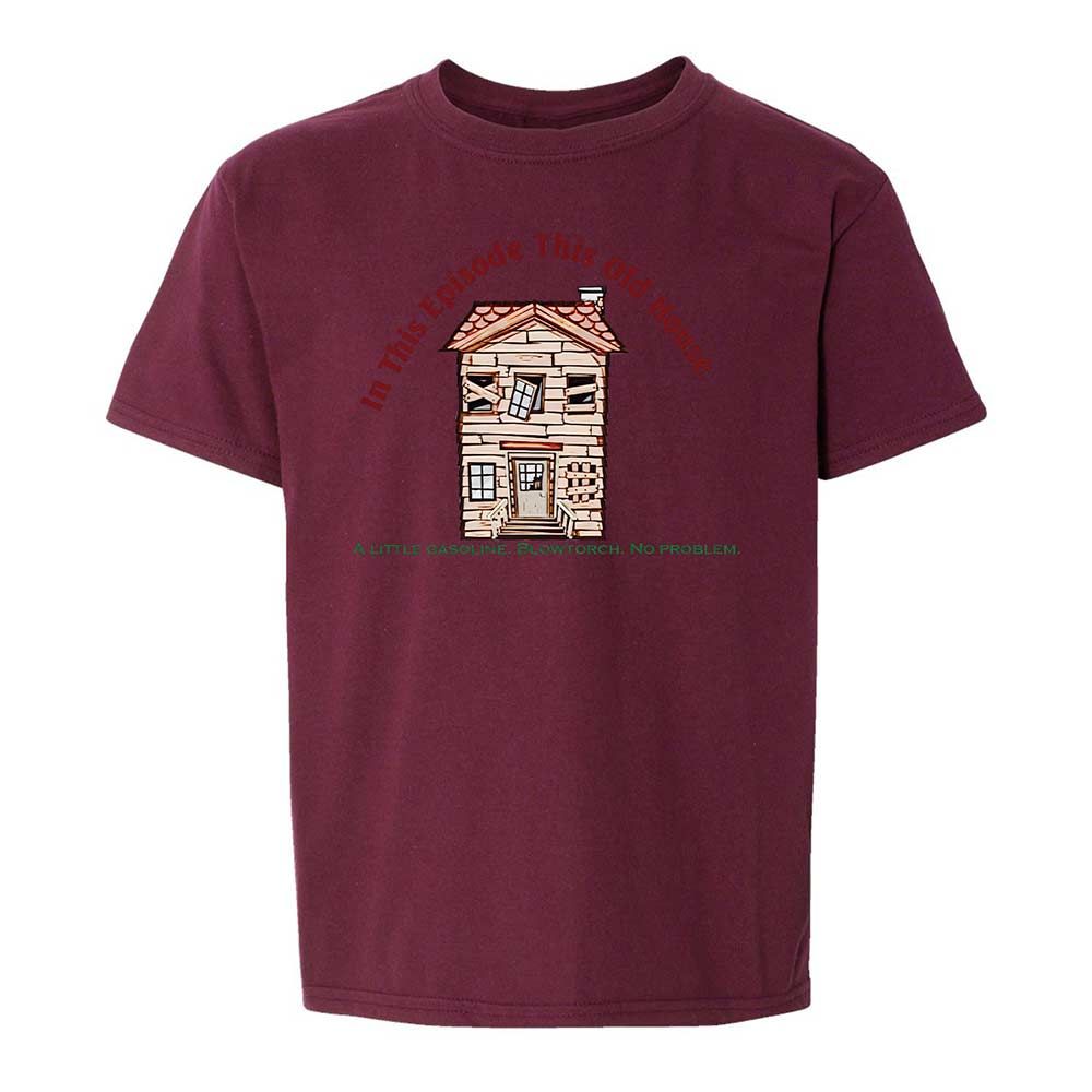 This Old House little gasoline - Maroon - 19