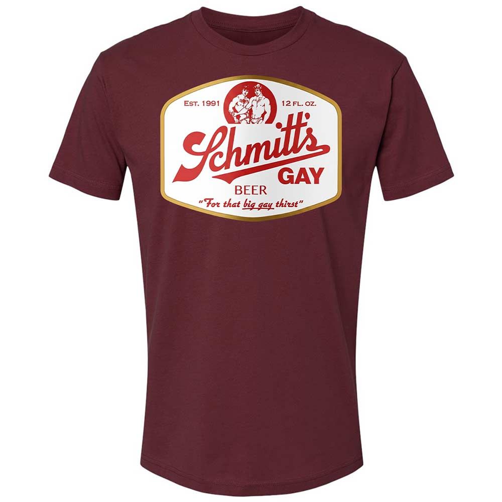 Schmitt's Gay Beer - Maroon - 19