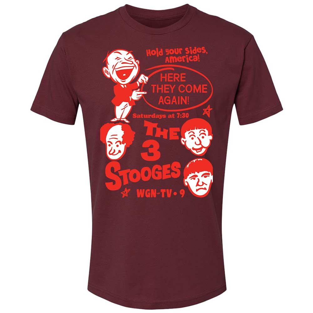 The 3 Stooges - Maroon - 19