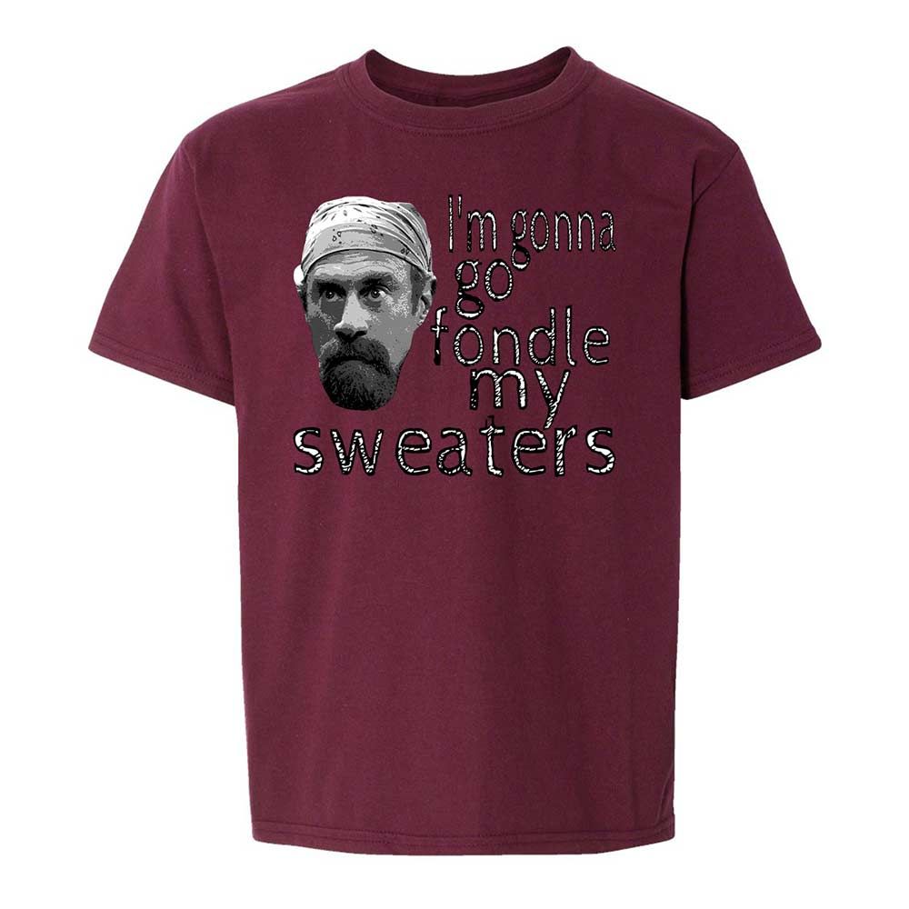Fondle my sweaters - Maroon - 19