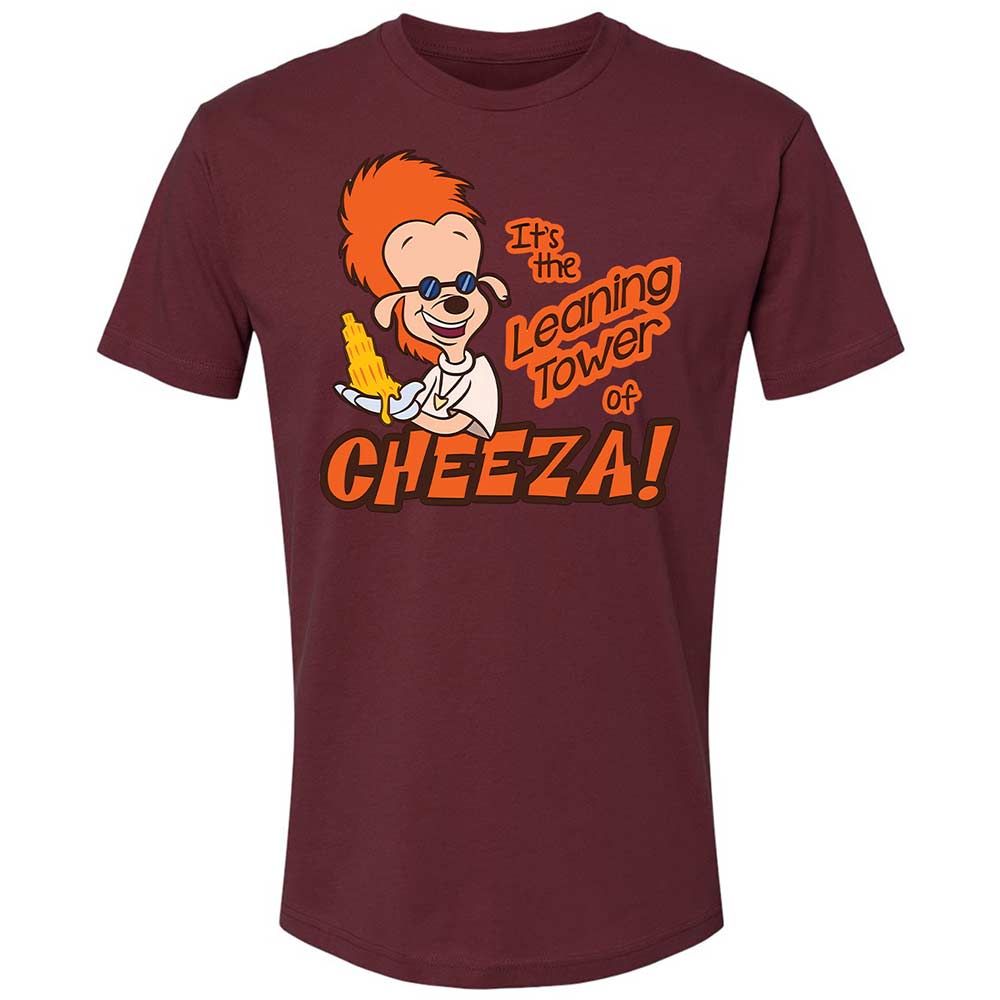 Leaning Tower of Cheeza - Maroon - 19