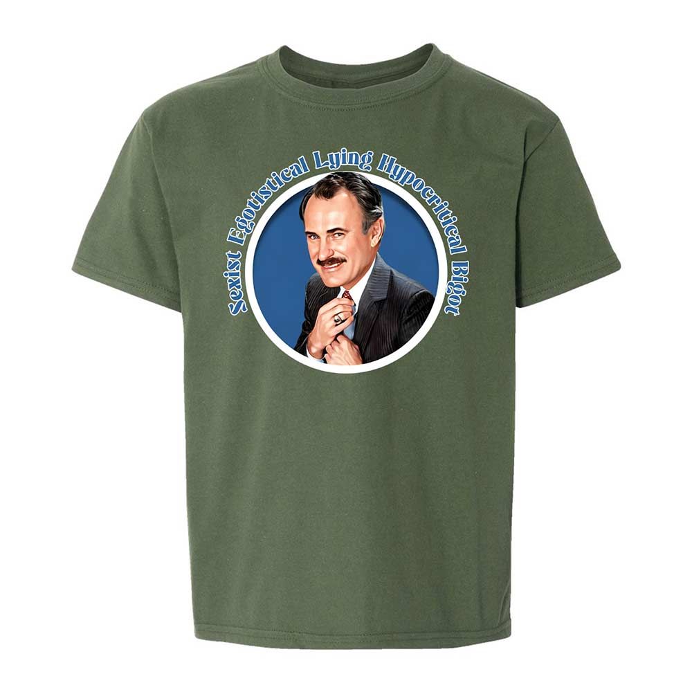 Kids T-Shirt - V2E4YD8V - Military Green - 19