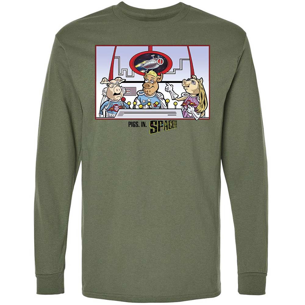 Long Sleeve T-Shirt - AK61X1PF - Military Green - 19