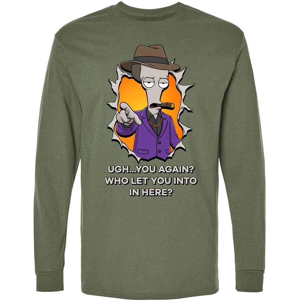 Long Sleeve T-Shirt - UZNMZX6A - Military Green - 19