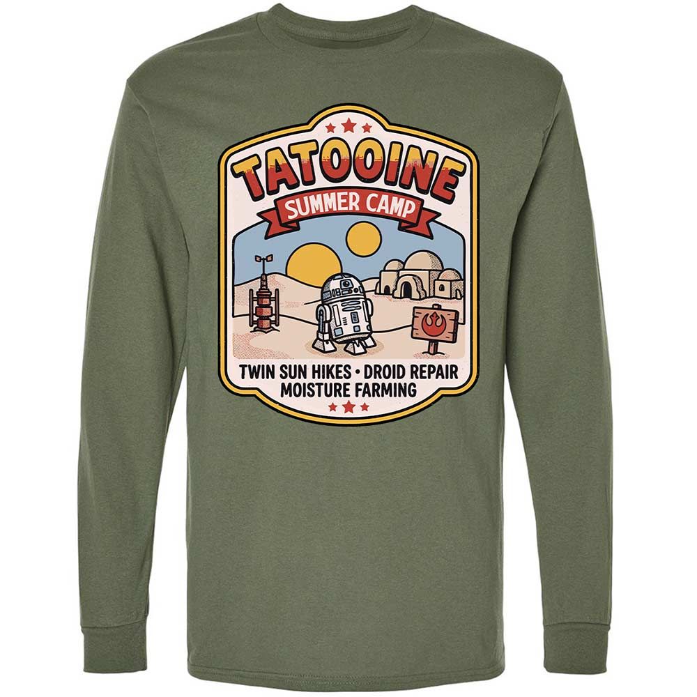 Long Sleeve T-Shirt - YHLRYSY7 - Military Green - 19