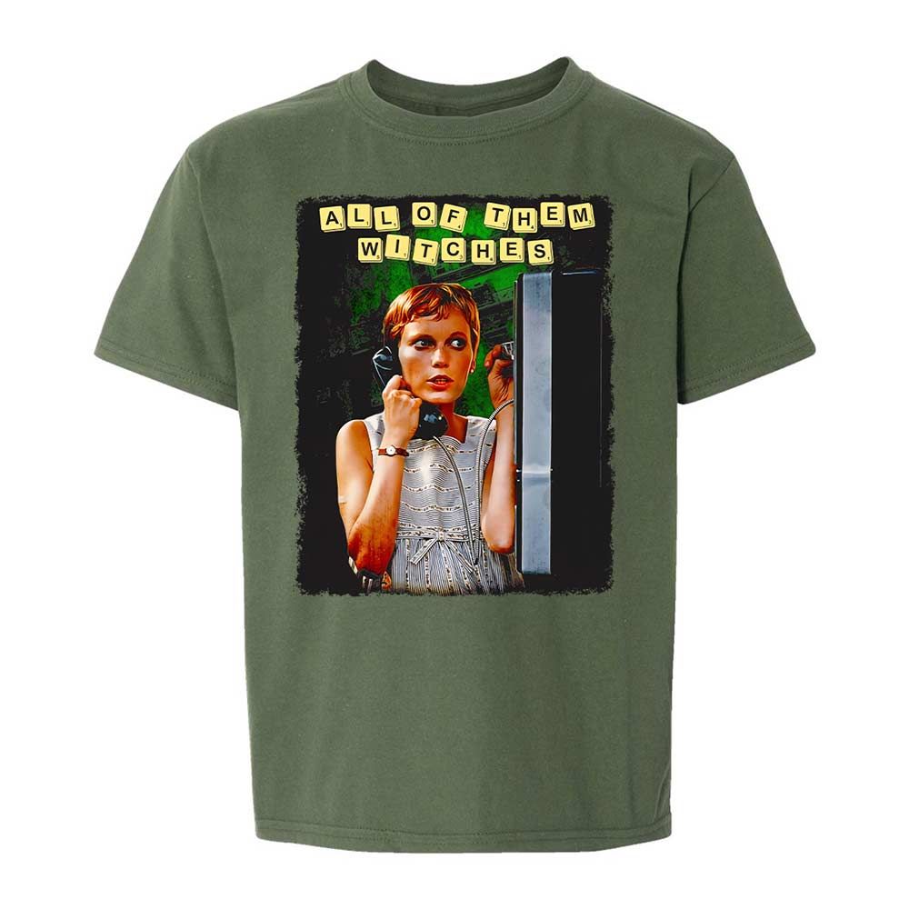 Kids T-Shirt - J1XZKQE1 - Military Green - 19