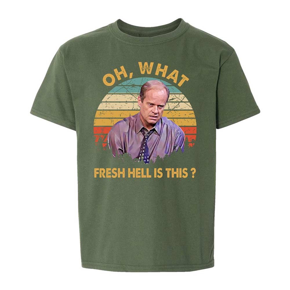 Oh What Fresh Hell Is This - Military Green - 19