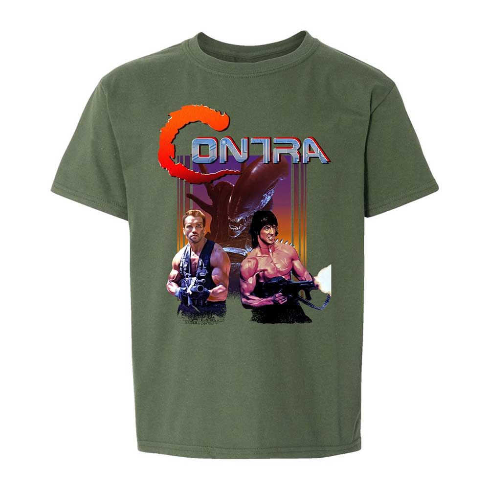 Kids T-Shirt - DZQV47D1 - Military Green - 19