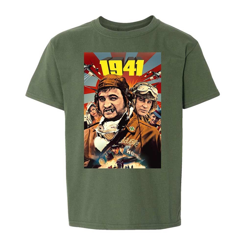 Kids T-Shirt - SAGKB7TZ - Military Green - 19