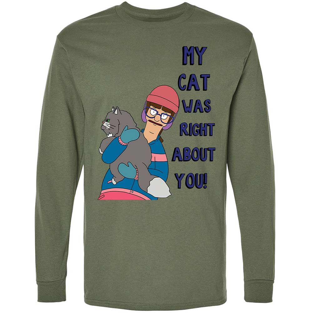 Long Sleeve T-Shirt - D33C5FZR - Military Green - 19