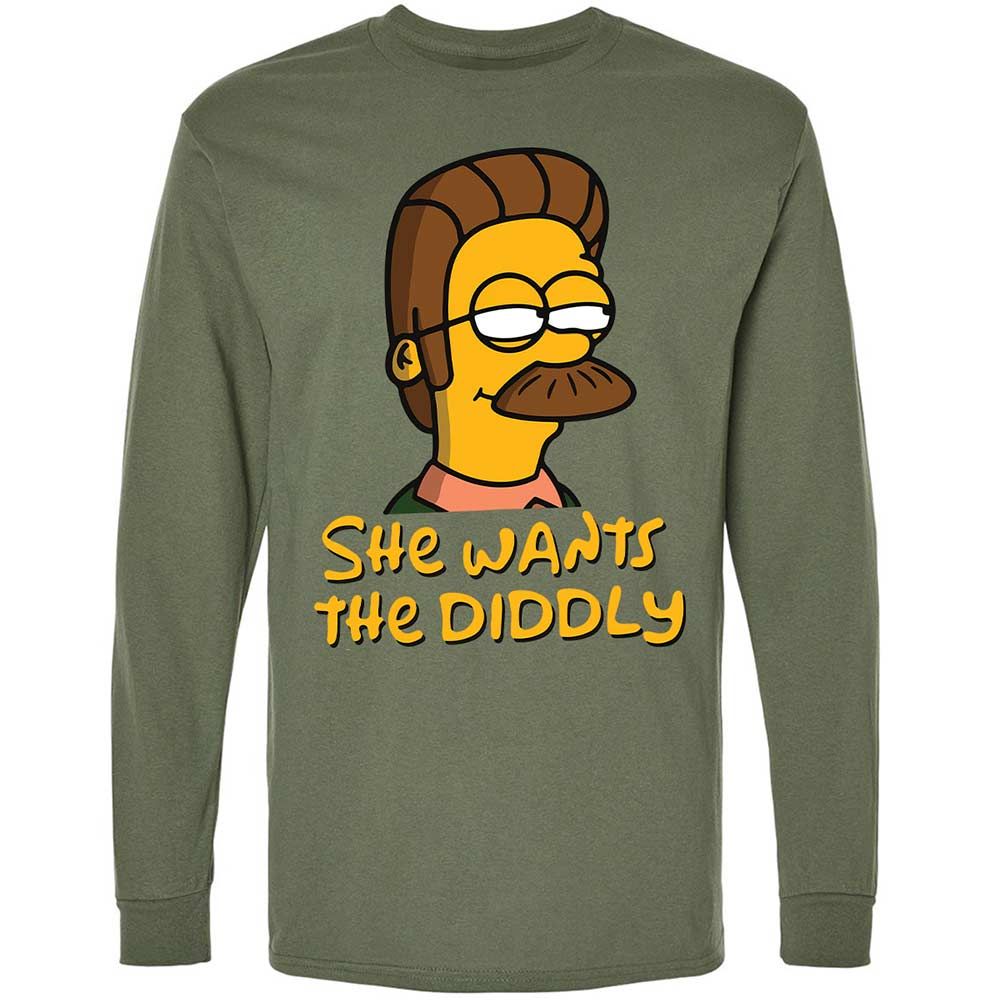 She Wants The Diddly - Military Green - 19
