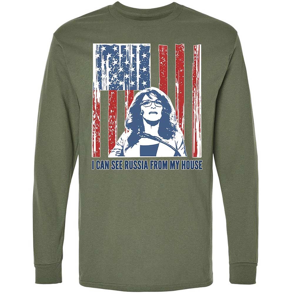 I can see Russia from my house - Military Green - 19